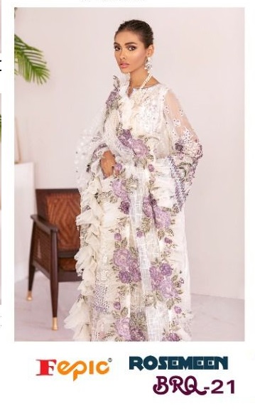 Rosemeen BRQ 21 By Fepic Designer Pakistani Salwar Kameez Collection